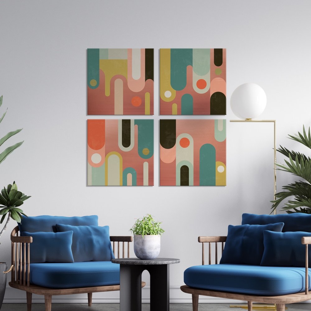 Coloured Wave on Copper