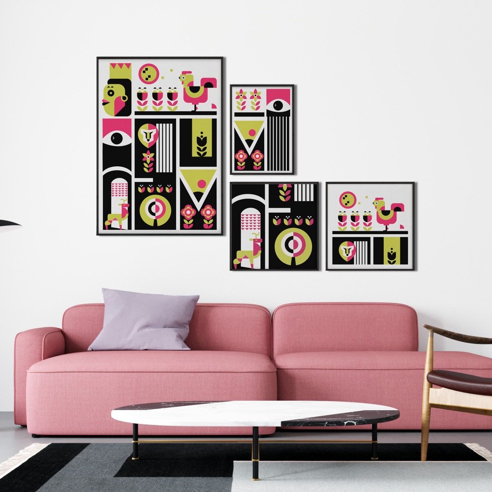 The Pop World - Set of 4