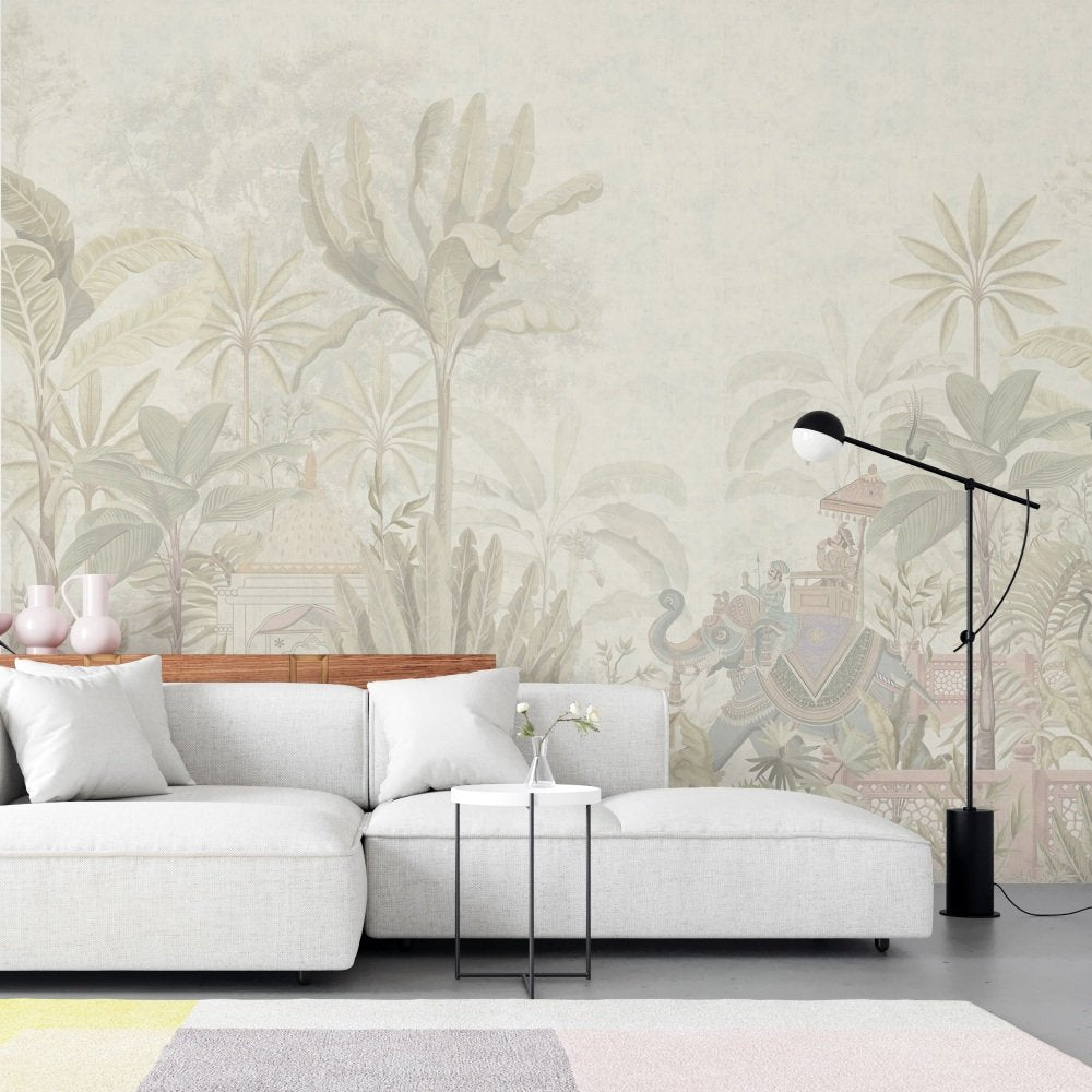 Minimalist Wild Forest bedroom wallpaper