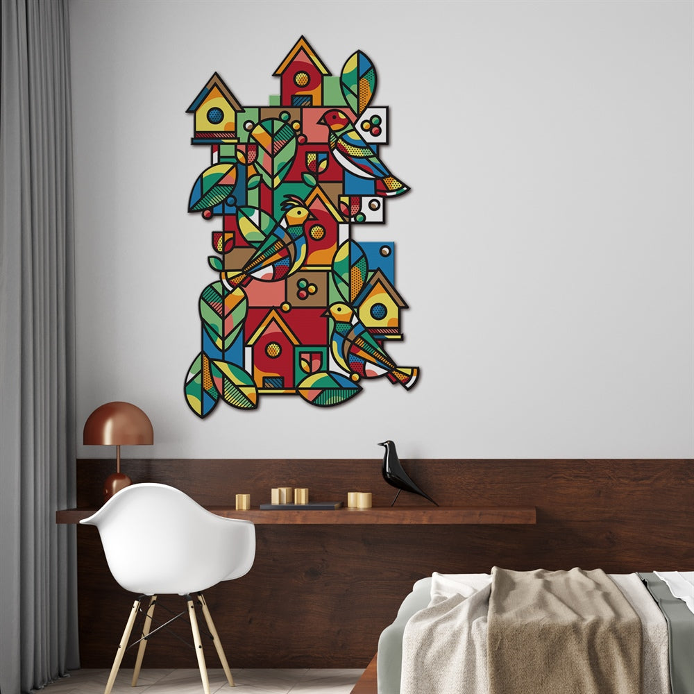 Colorful world of Jumig Birds