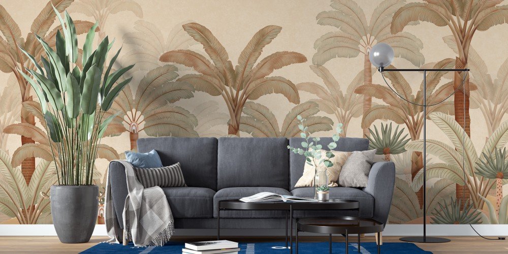 Warm Landscape luxury bedroom wallpaper