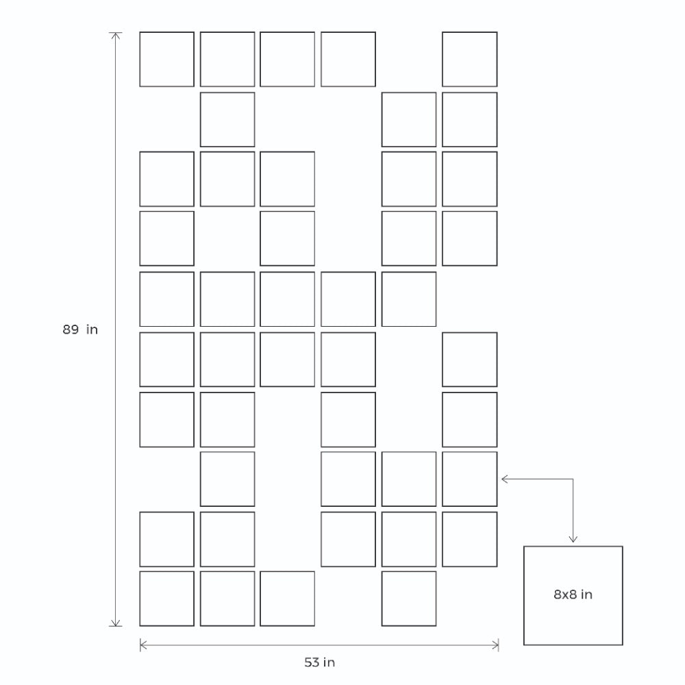 The Colourful Cubes - set of 44