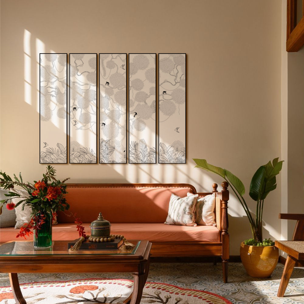 Silent Forest Panels - Set of 5