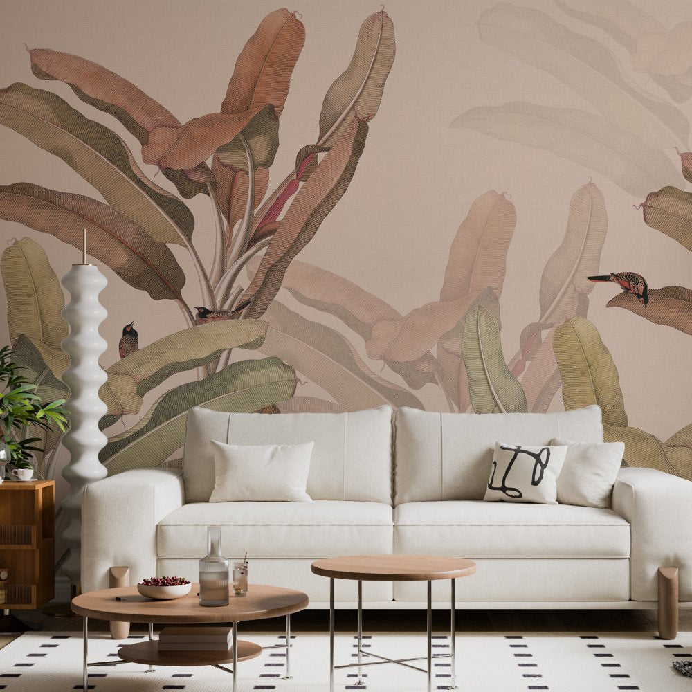 The warm Treow wallpaper for bedroom