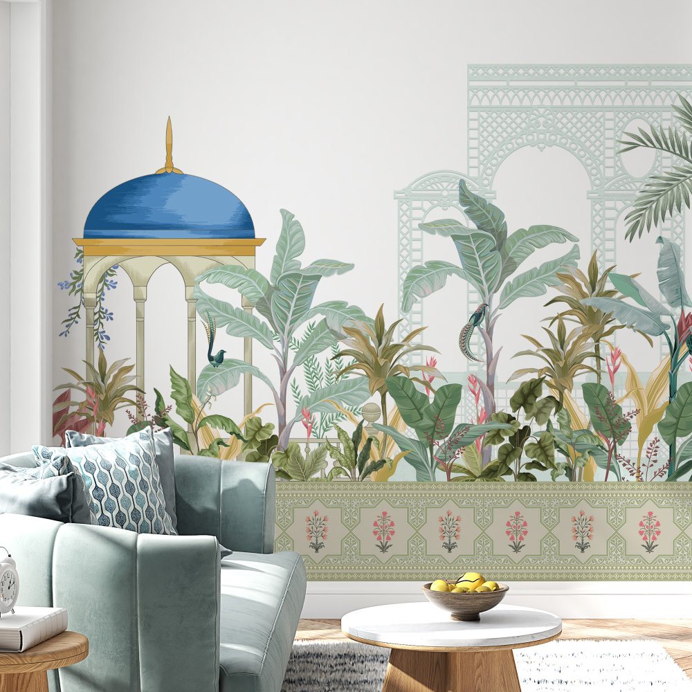 Aqua Dome wallpaper for home walls