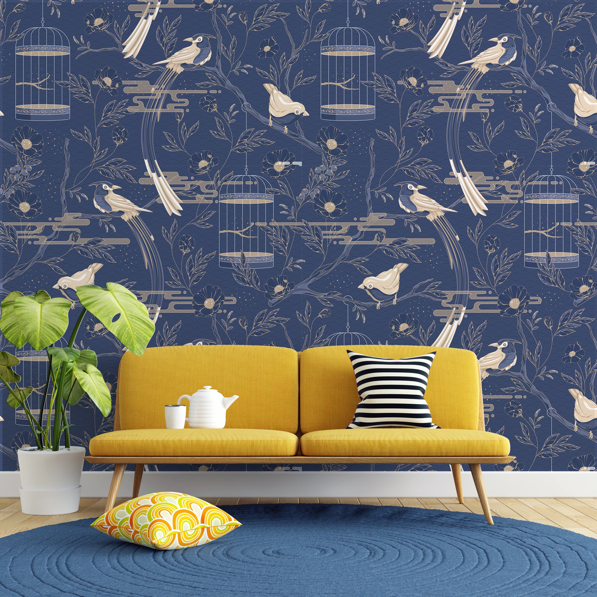 English Garden - Blue