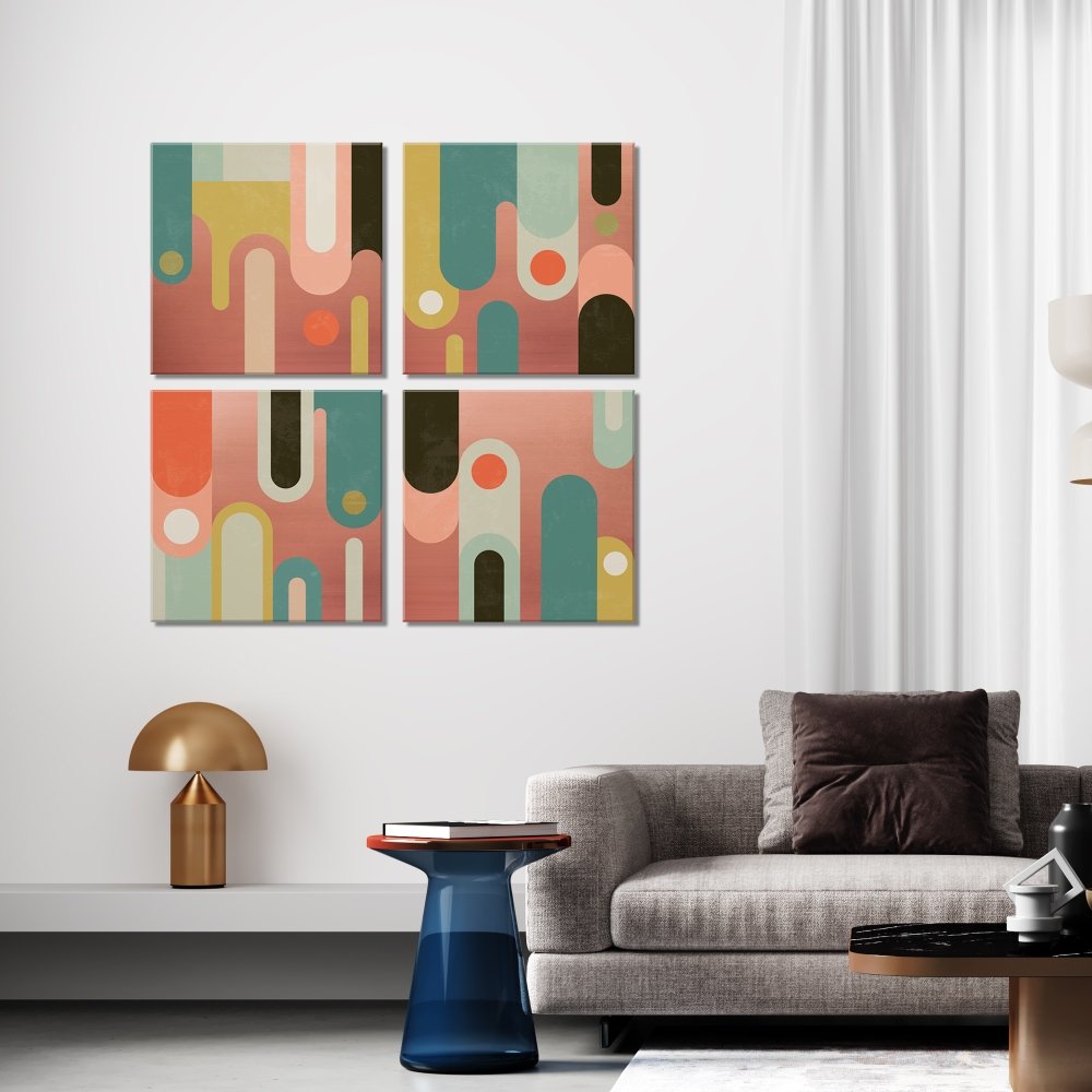 Coloured Wave on Copper