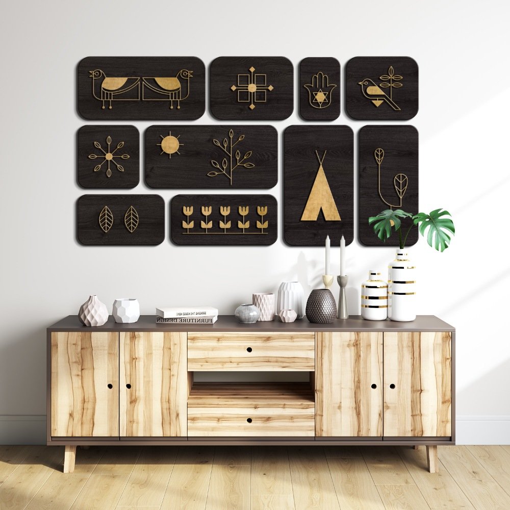 Timeless Brass and Black