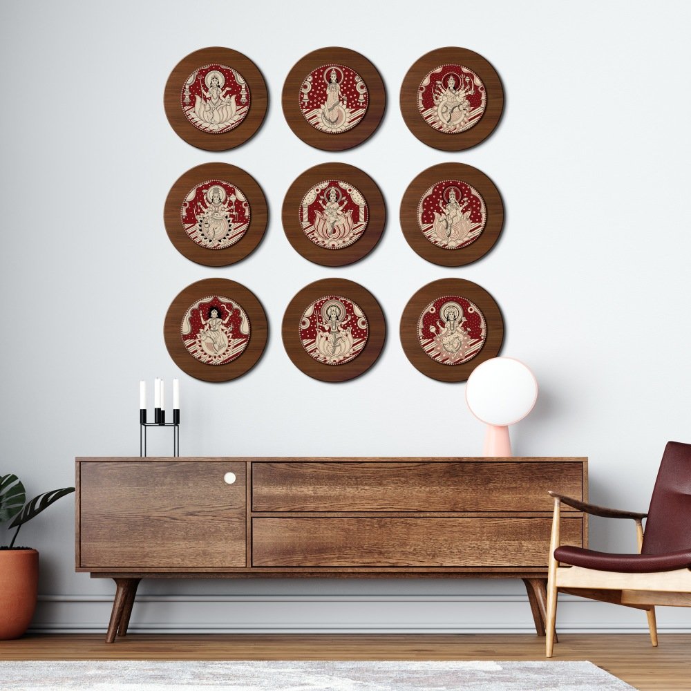 Divine Spectrum: The Nine Faces of Durga