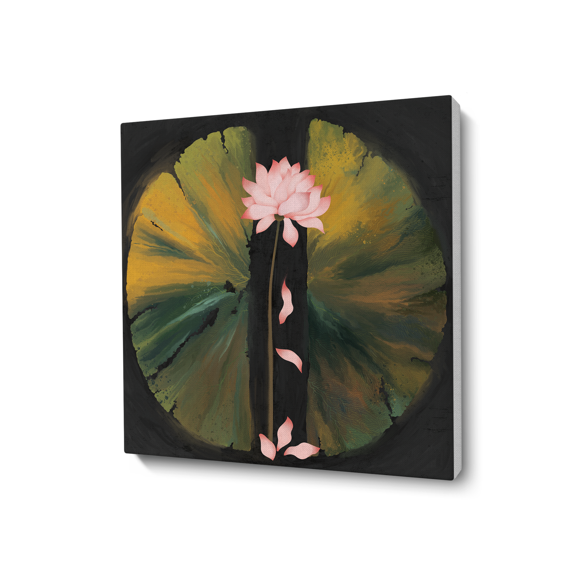 Awakening -Lotus Painting on Canvas