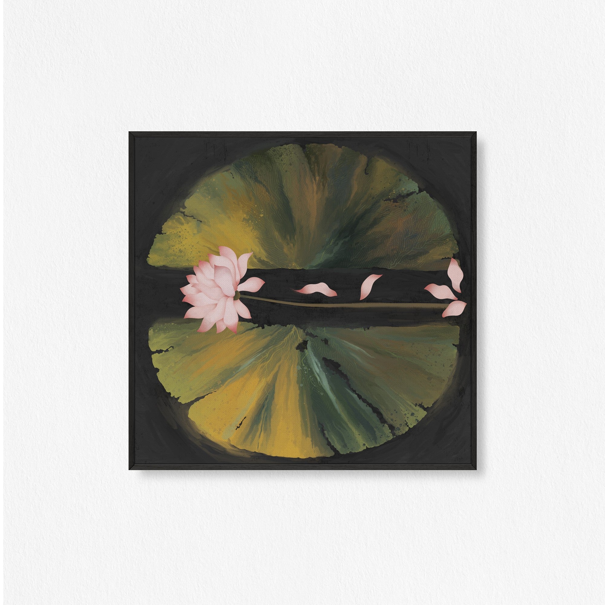 Awakening -Lotus Painting on Canvas