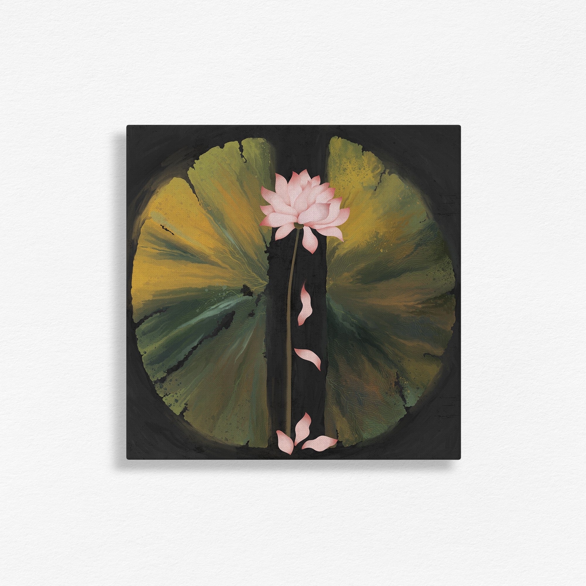 Awakening -Lotus Painting on Canvas