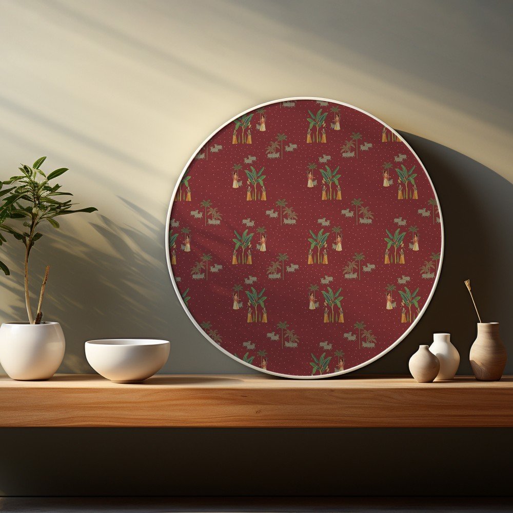 Bed of Roses in circle