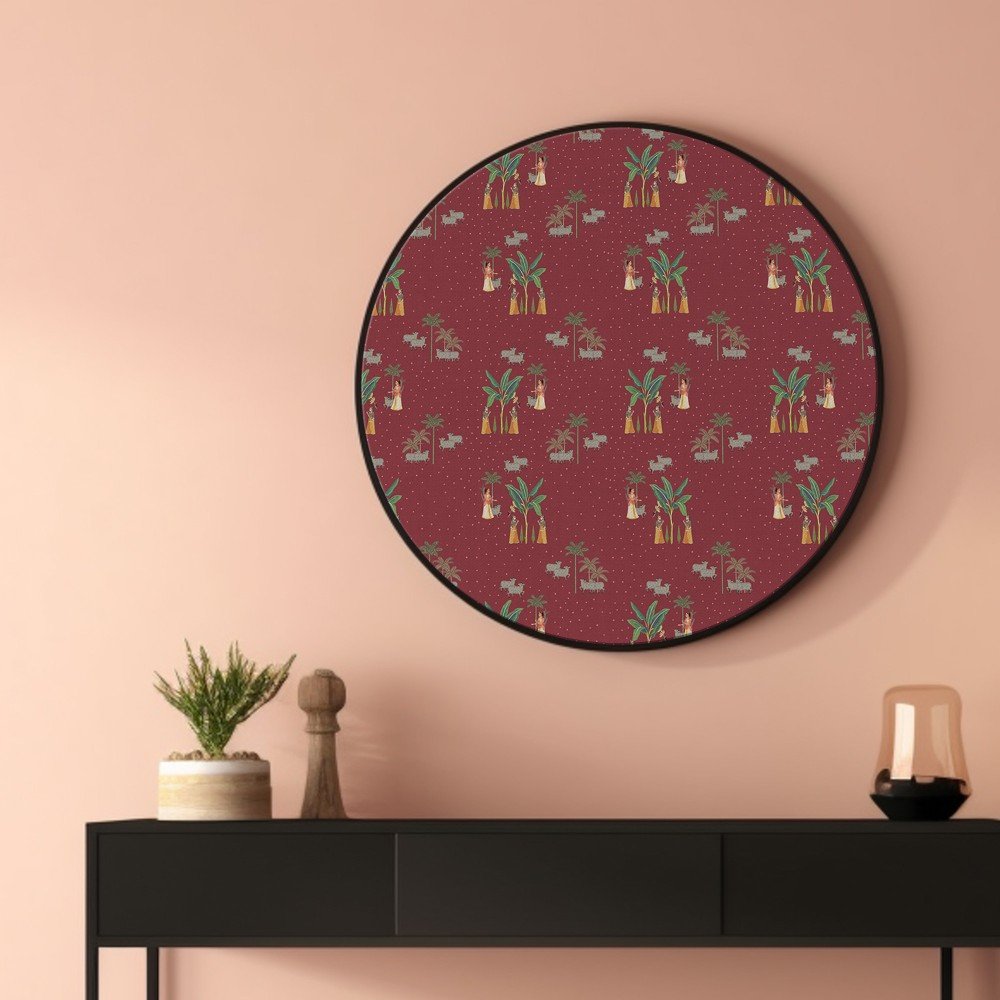 Bed of Roses in circle