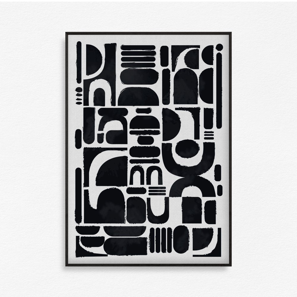 Black Minimal Print 2