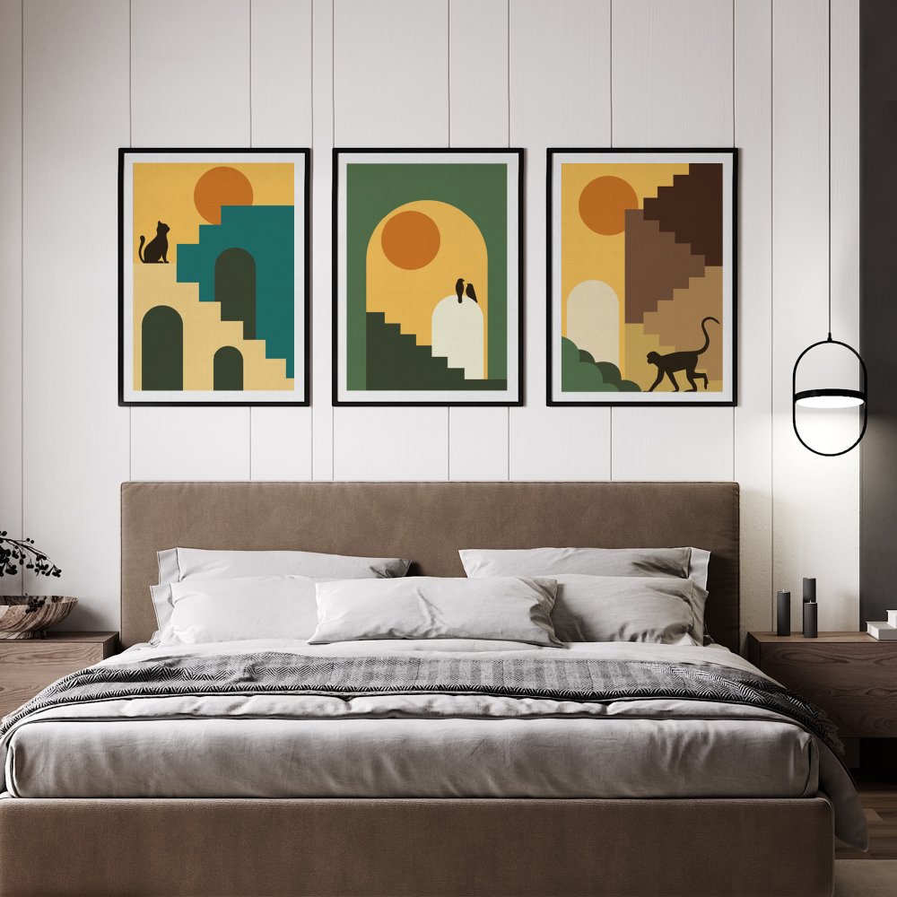 Warm Tone 1 - Set of 3