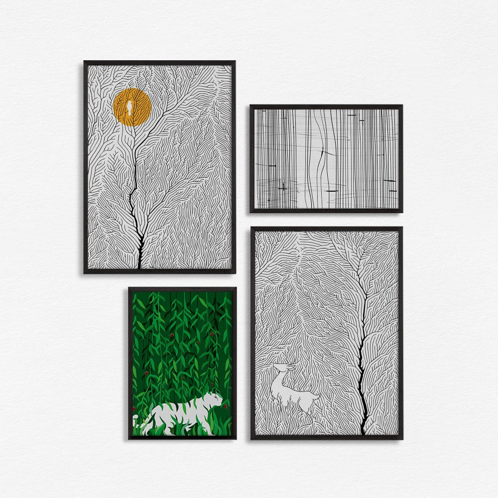 Were all live in harmony - Set of 4