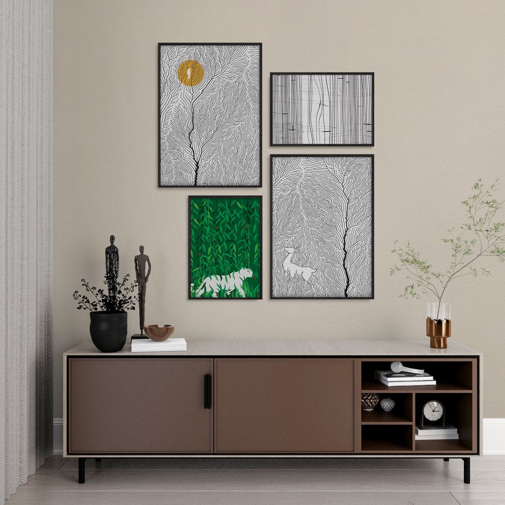 Were all live in harmony - Set of 4