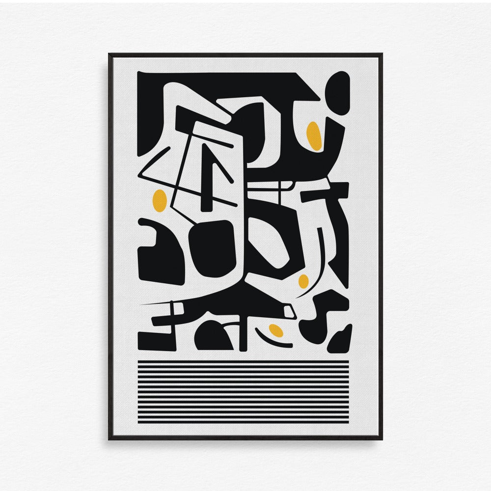 Yellow Touch Abstract