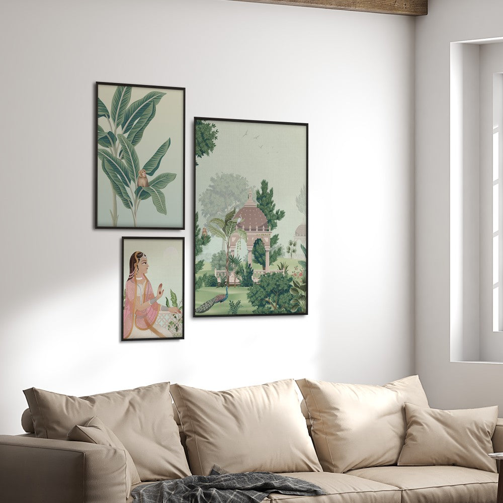 The Green garden - Set of 3