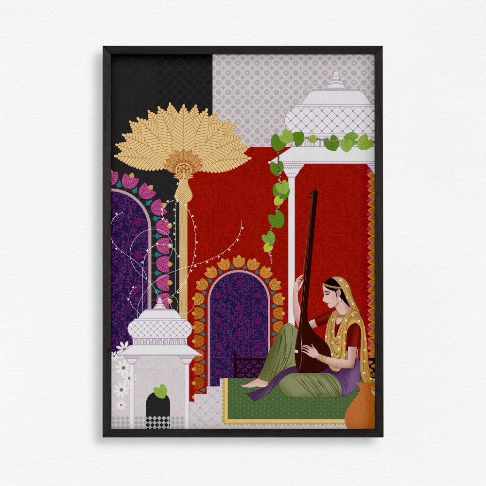 Ravi Paranjape - Lady at Window-1