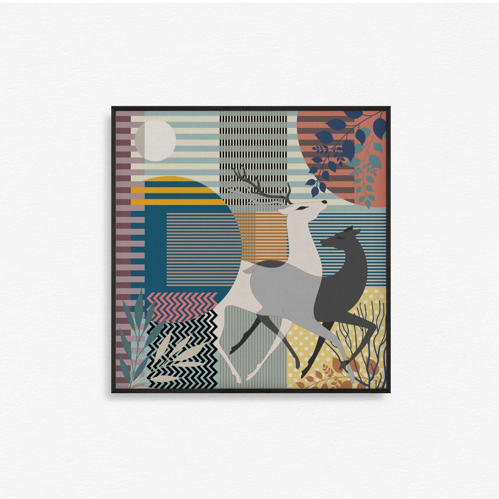 Deer in Colour World