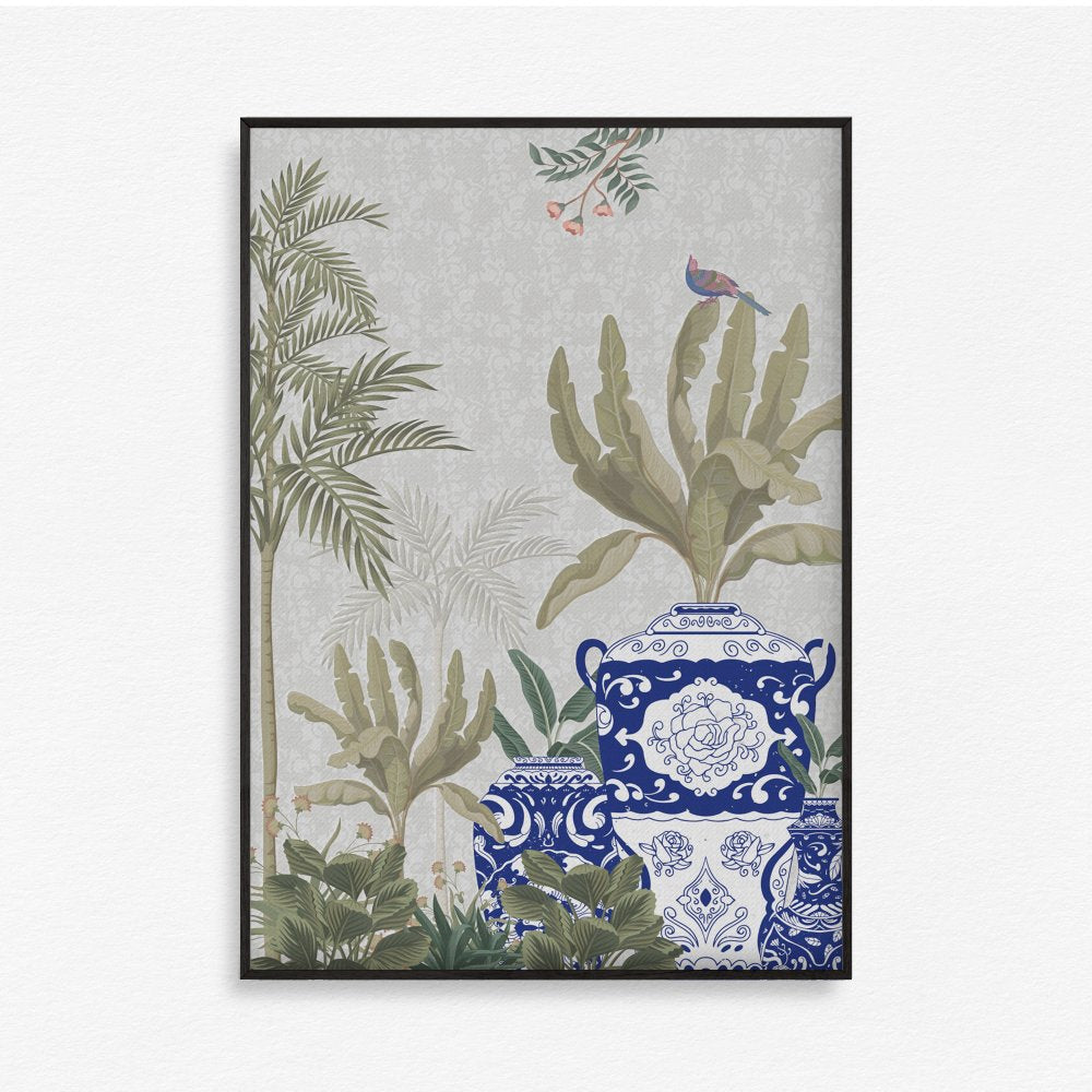 That Blue Persian Pots - Side