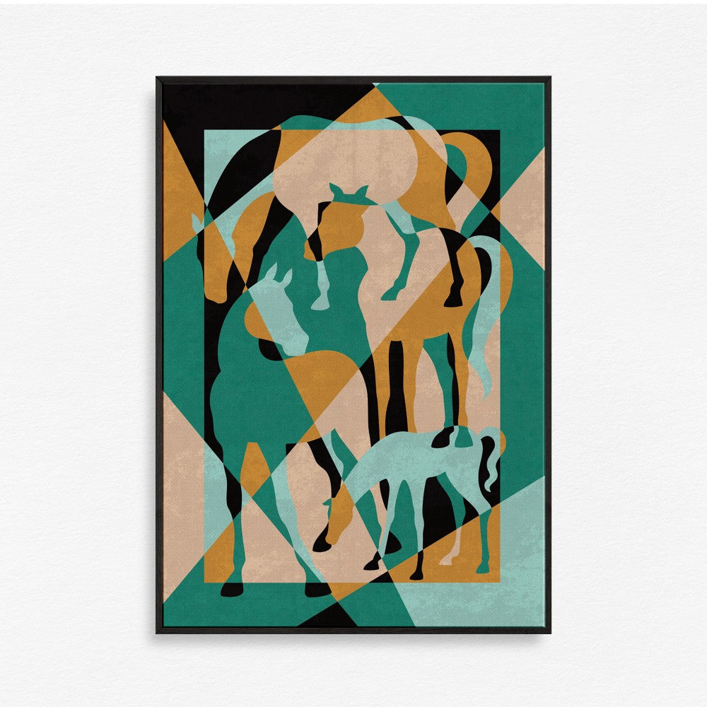 Warm and Cool colours in Picasso Style