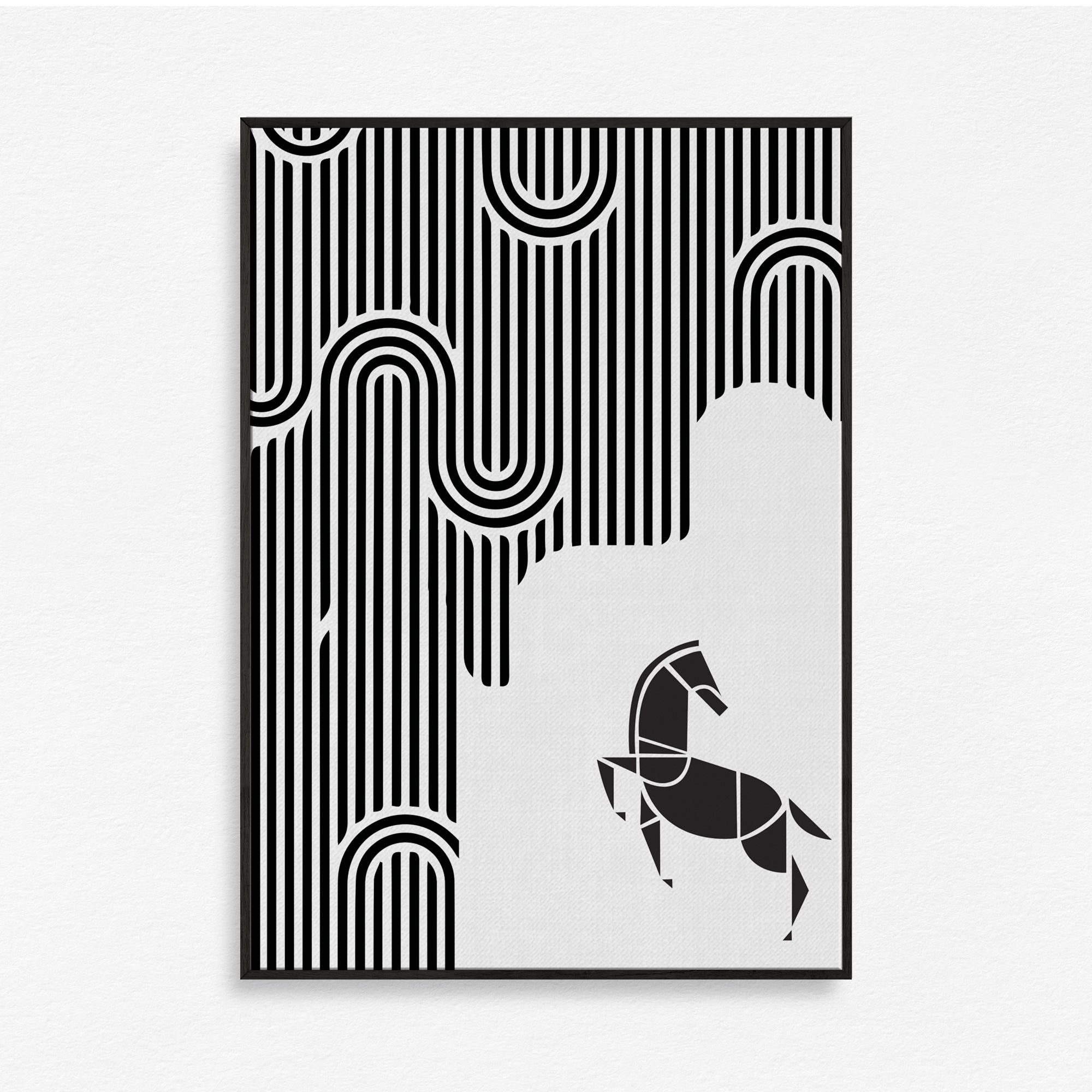 Region of Activity – The Dynamic Horse Wall Art