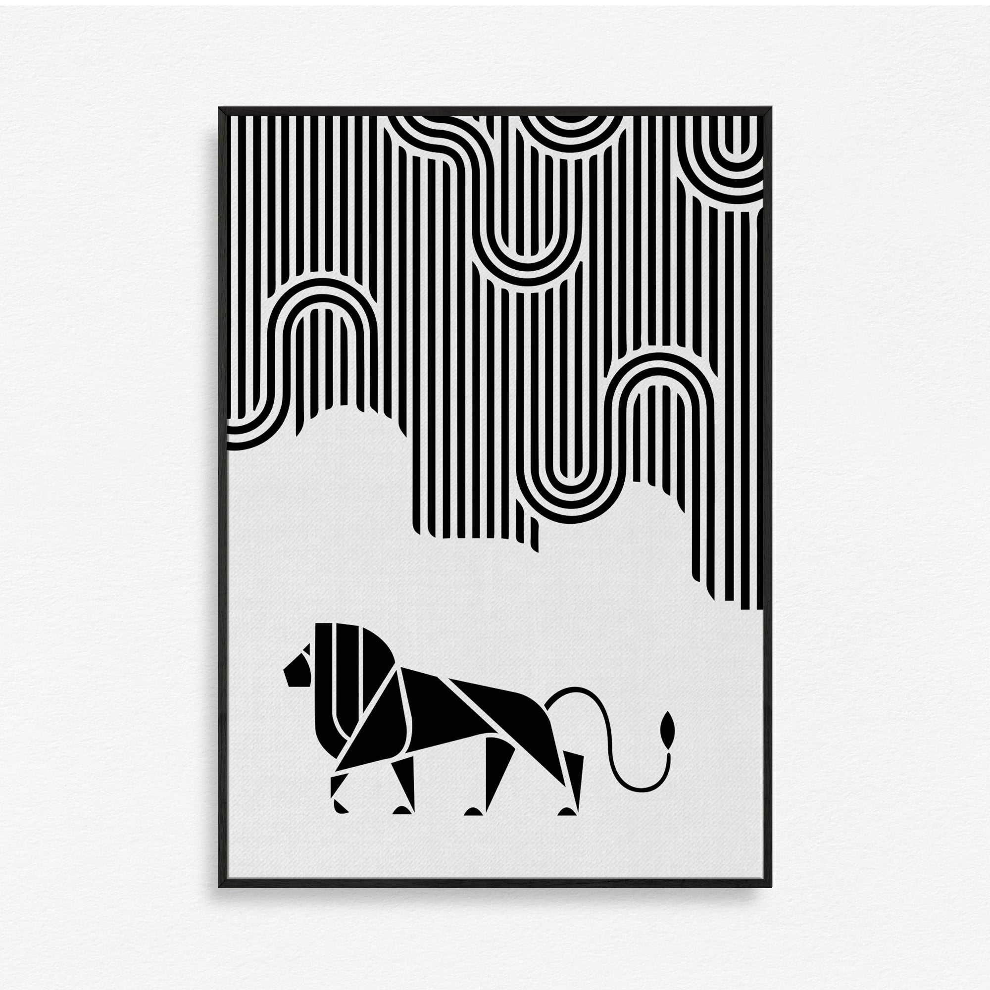 Region of Power – The Majestic Lion Wall Art