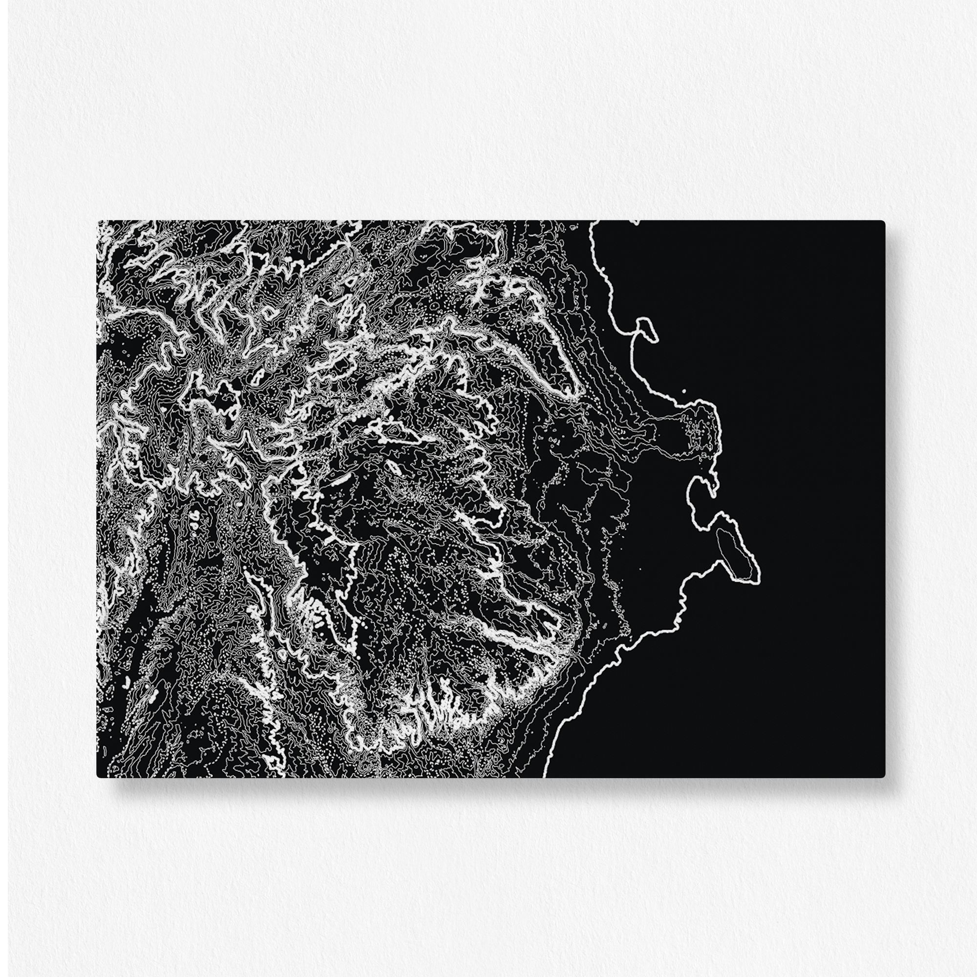 black sea wall art canvas painting