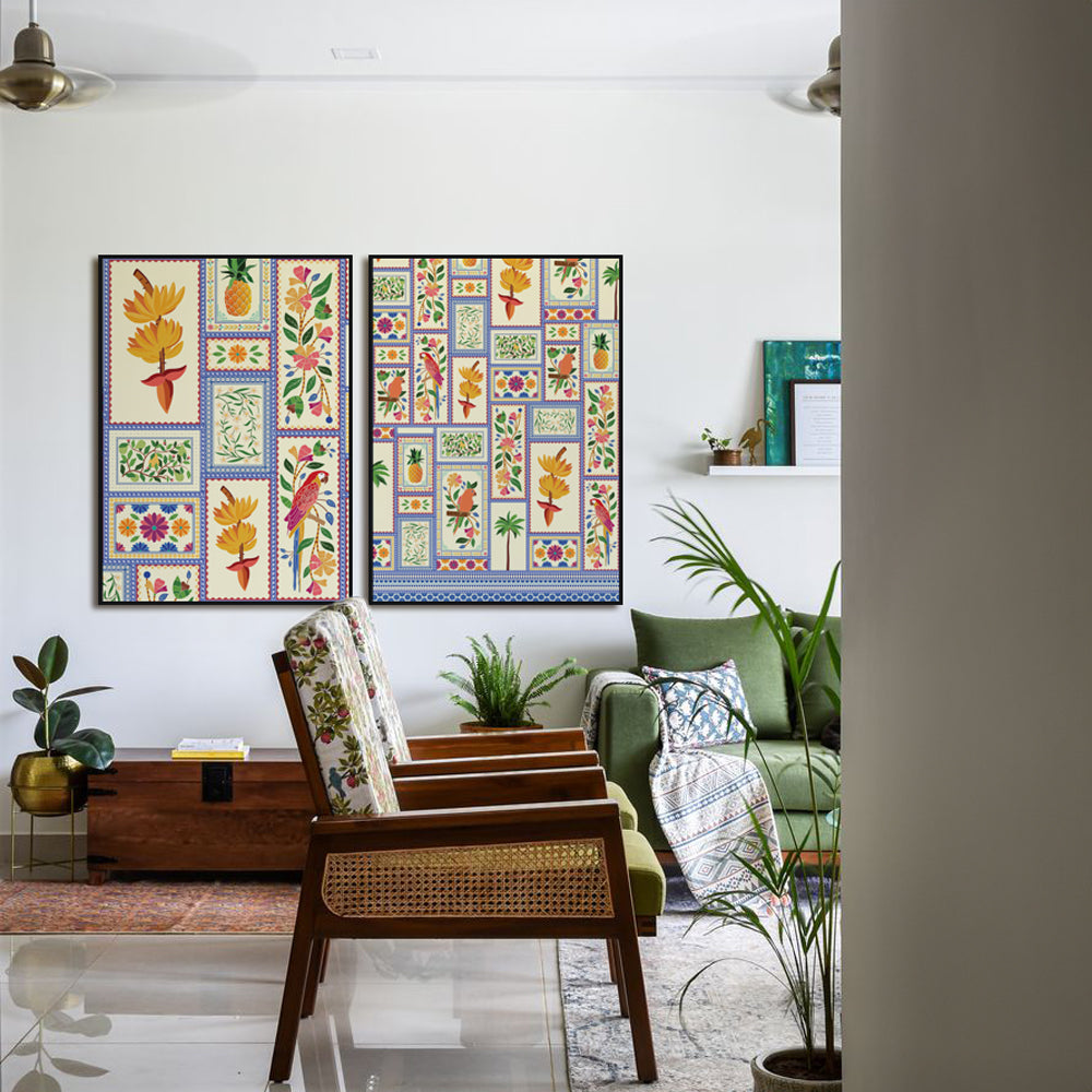 Colours on your wall - Set of 2