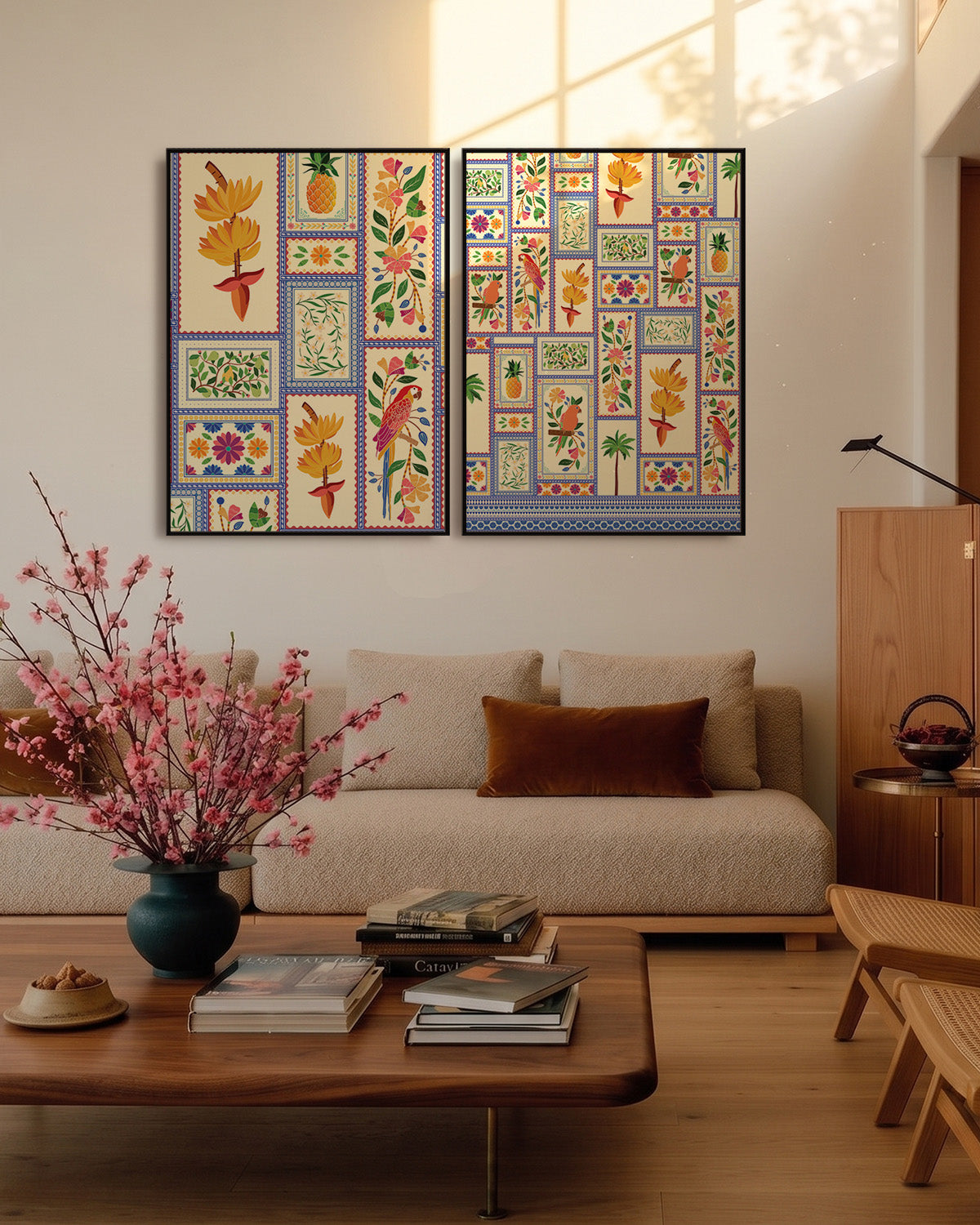 Colours on your wall - Set of 2
