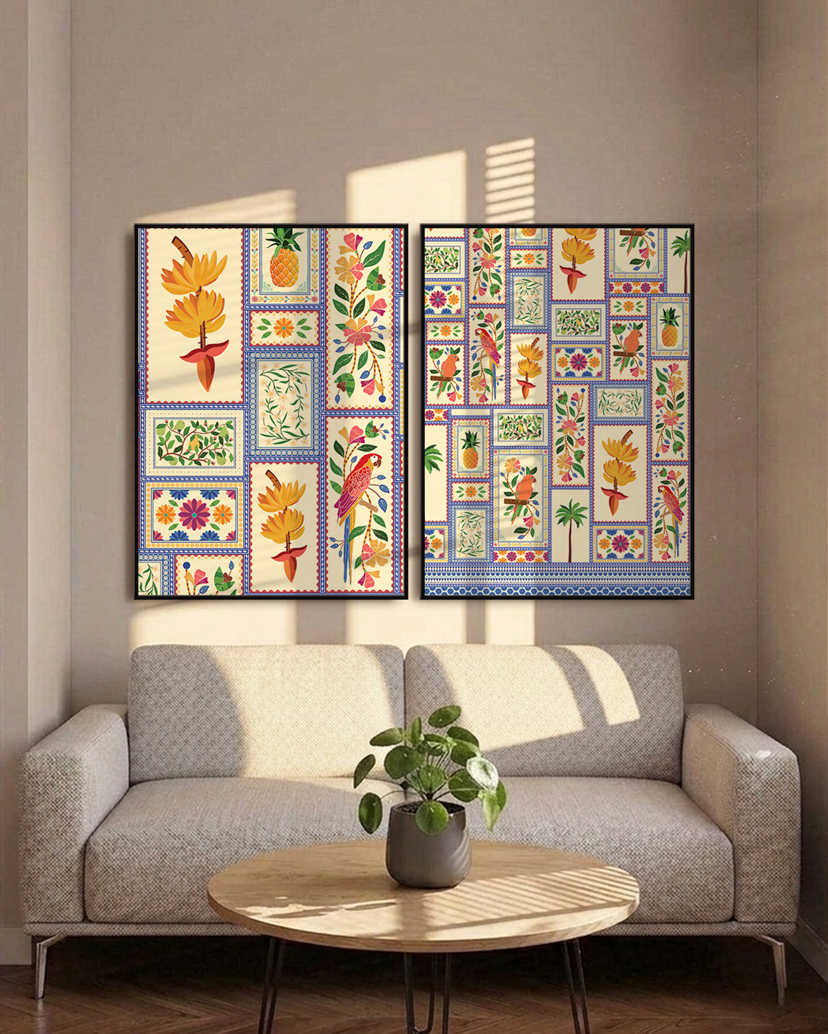 Colours on your wall - Set of 2