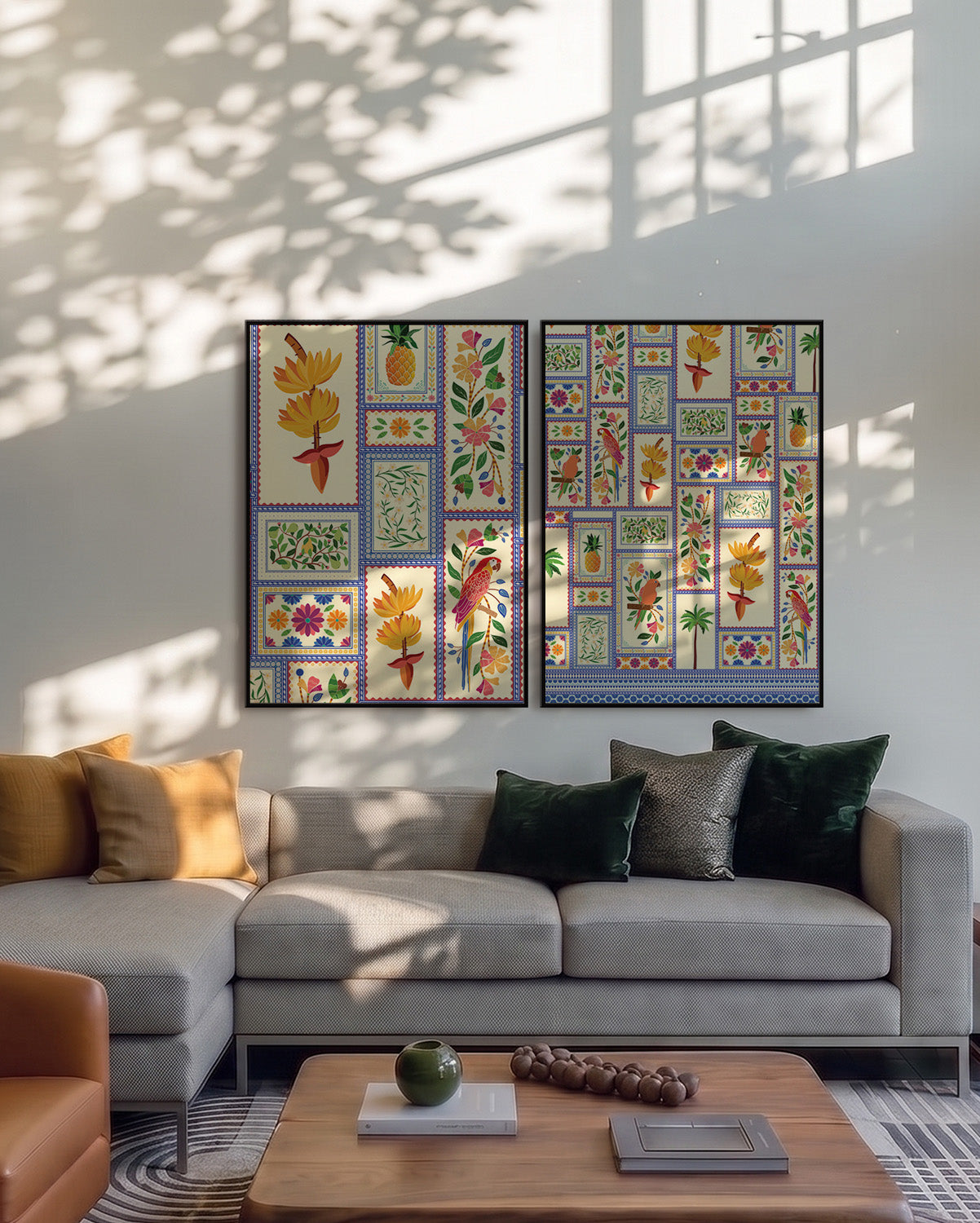 Colours on your wall - Set of 2