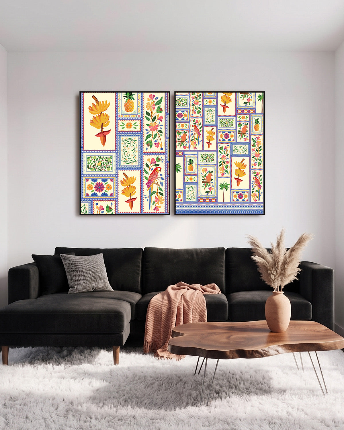 Colours on your wall - Set of 2