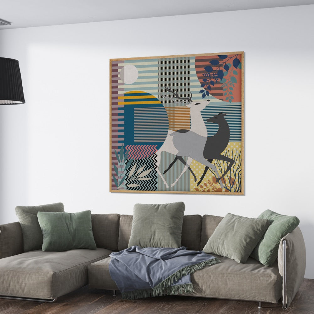 Deer in Colour World