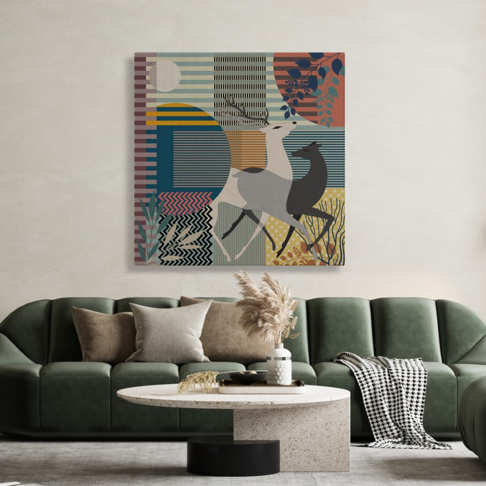 Deer in Colour World