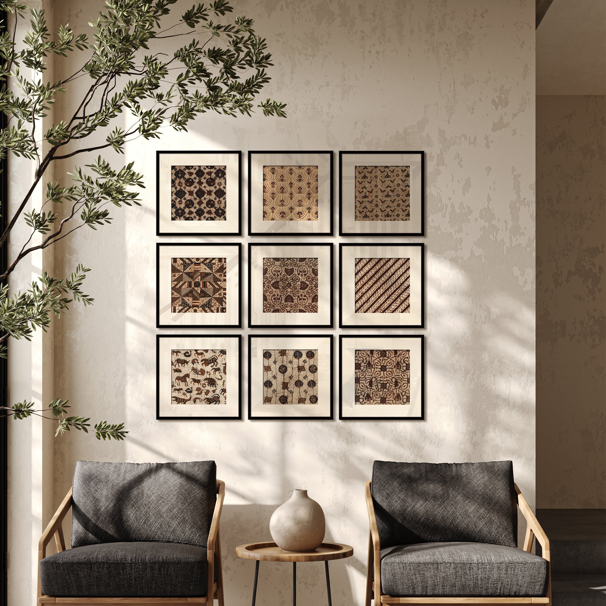 Earthbound Patterns - Set of 9