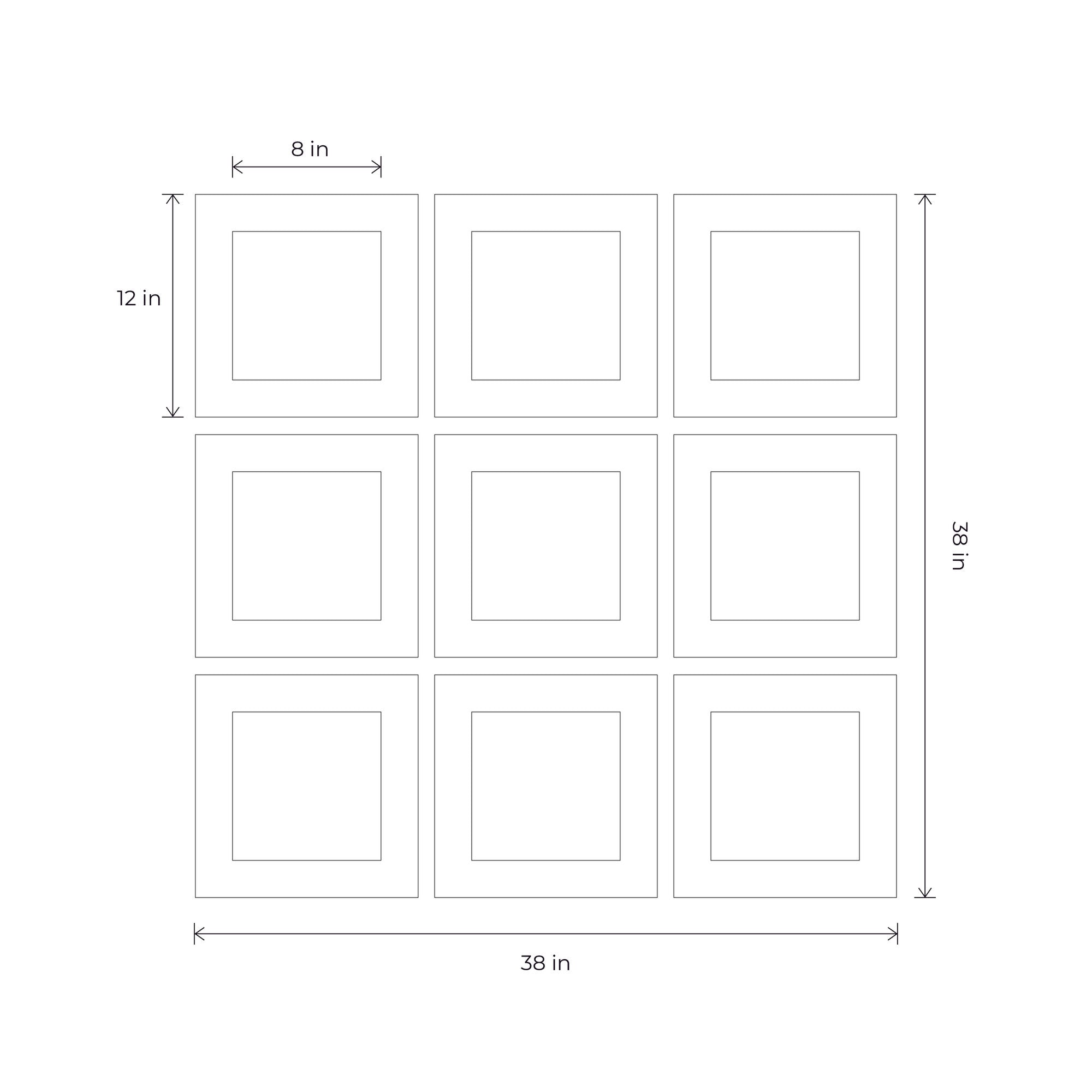 Earthbound Patterns - Set of 9