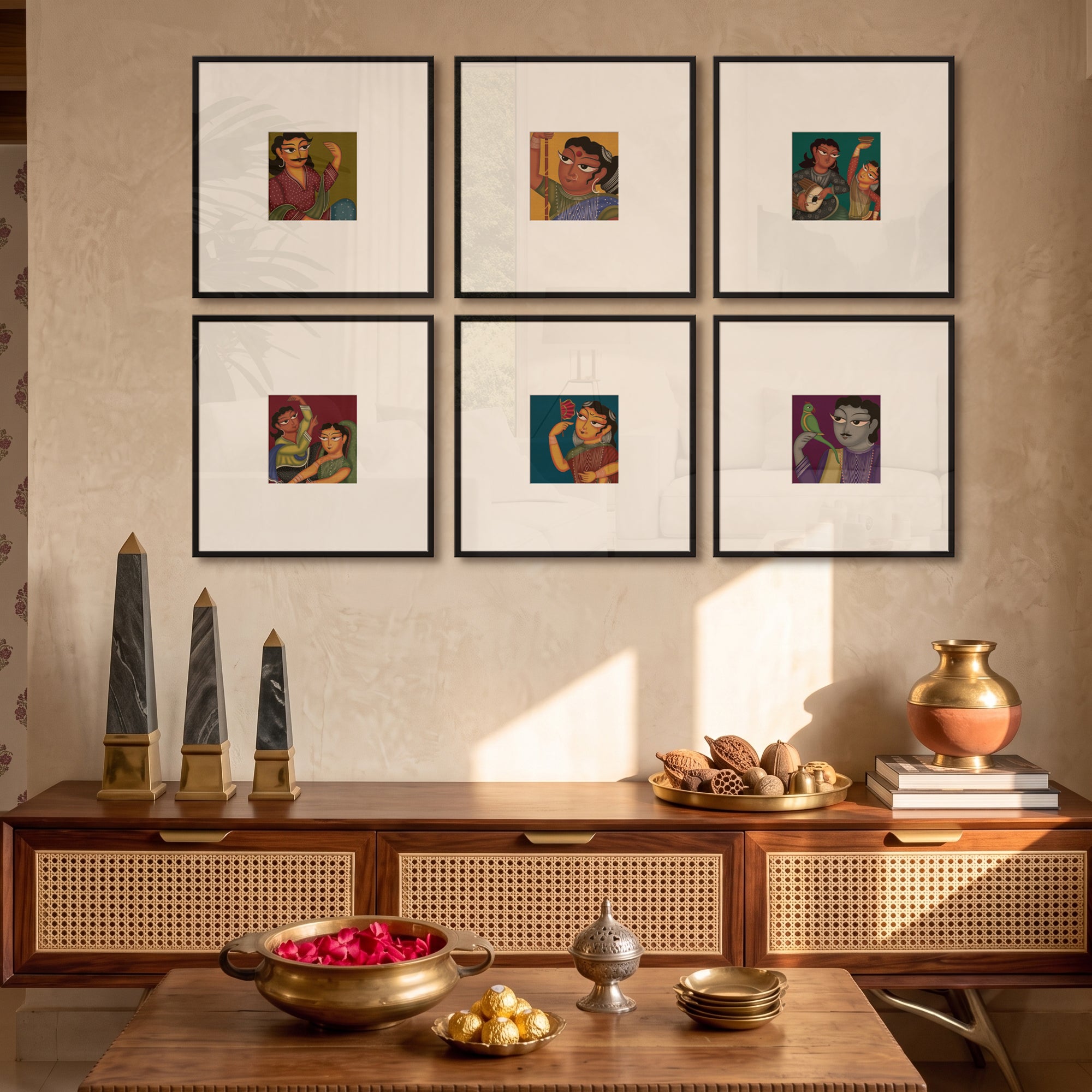 Faces of Tradition - Set of 6