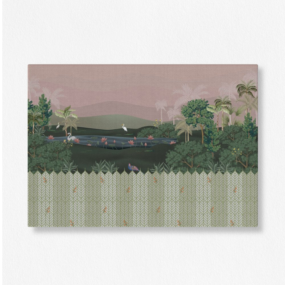 Bird Watching the Pink Sky