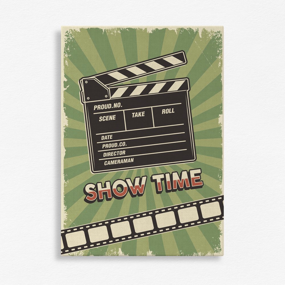 Retro Poster - Show Time