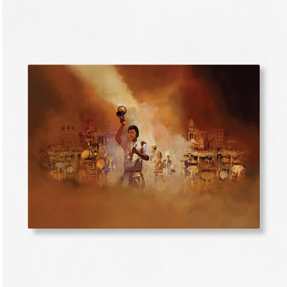 Pandits Performing Ganga Arti