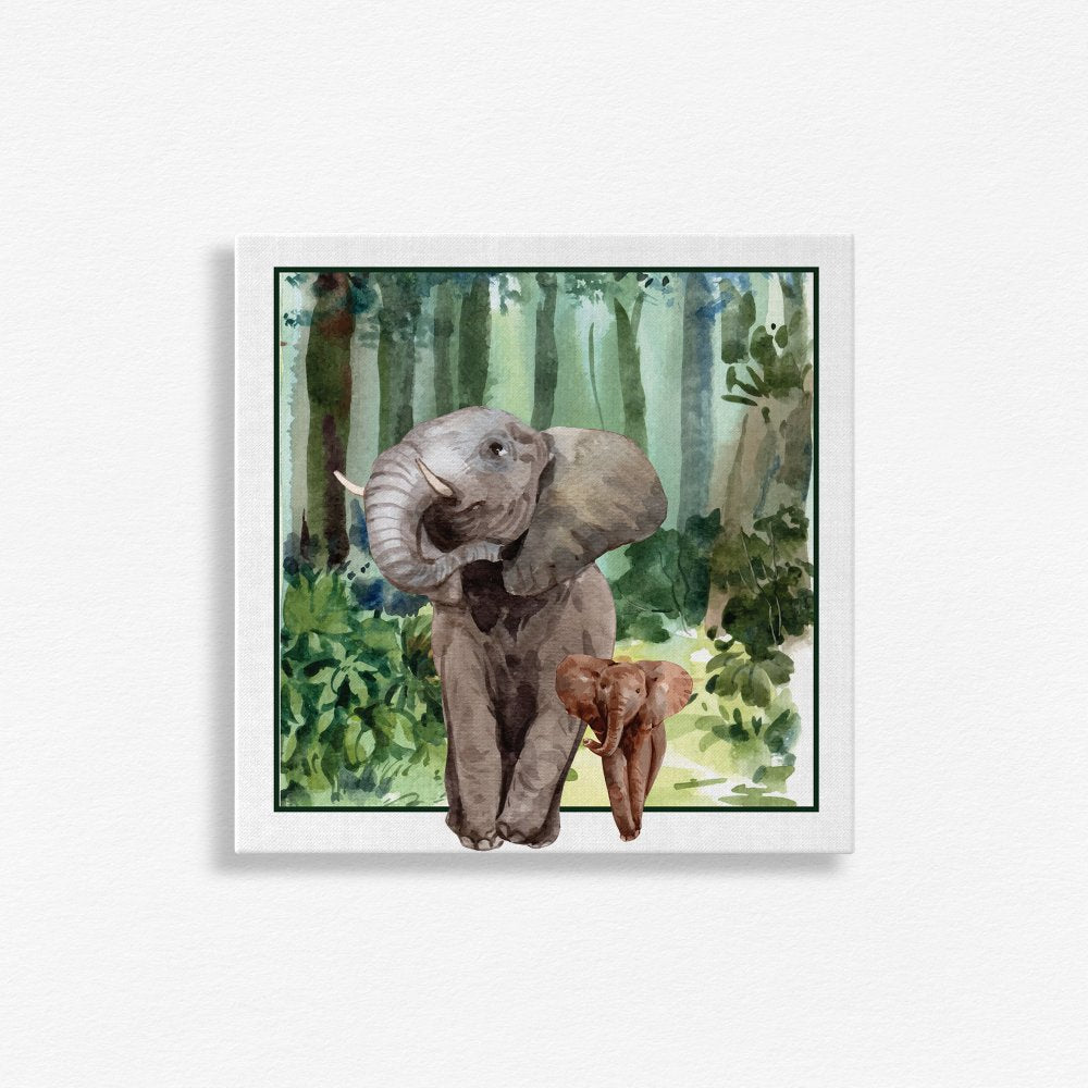 Mother Elephant and calf