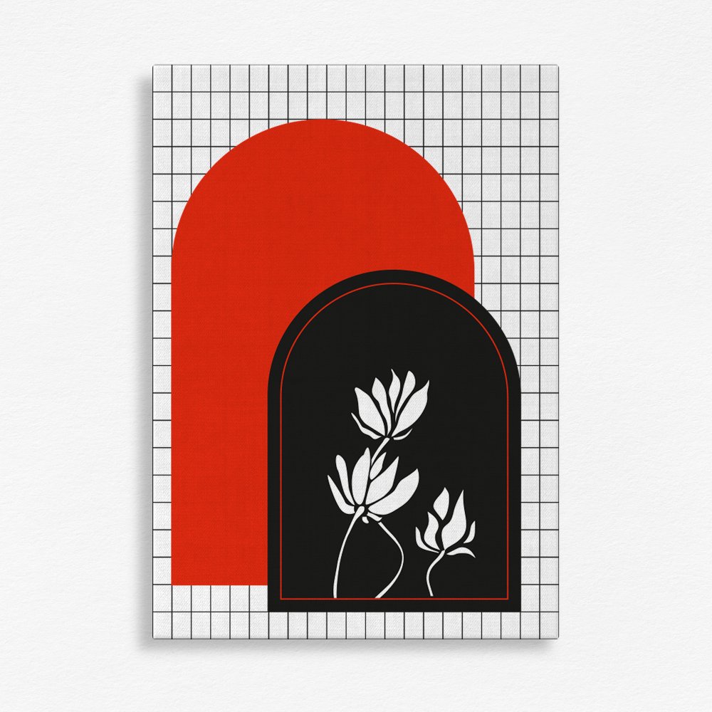 Black & Red - Set of 4