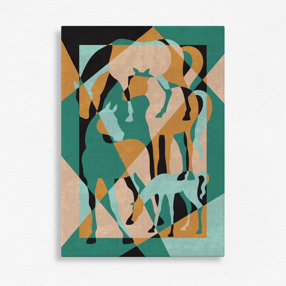 Warm and Cool colours in Picasso Style