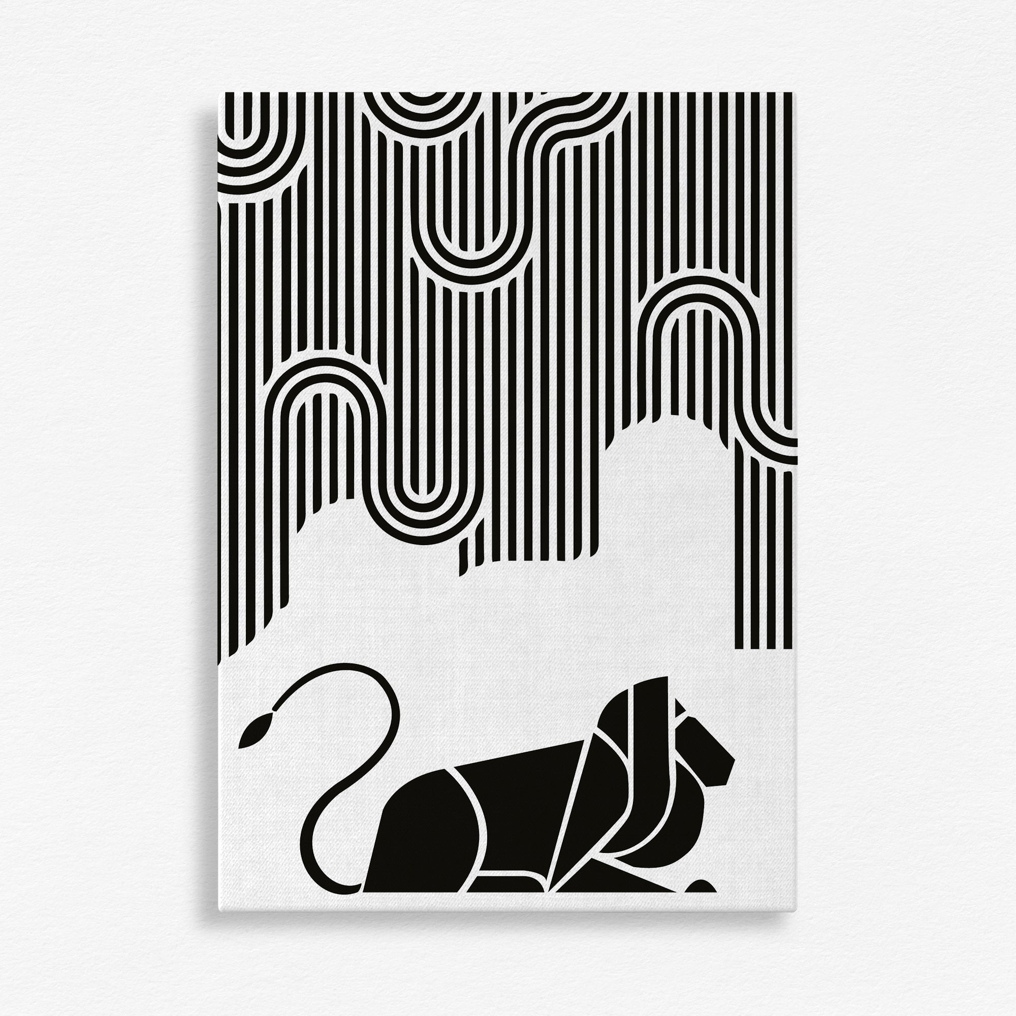 A Region of Activity Lion Wall Art