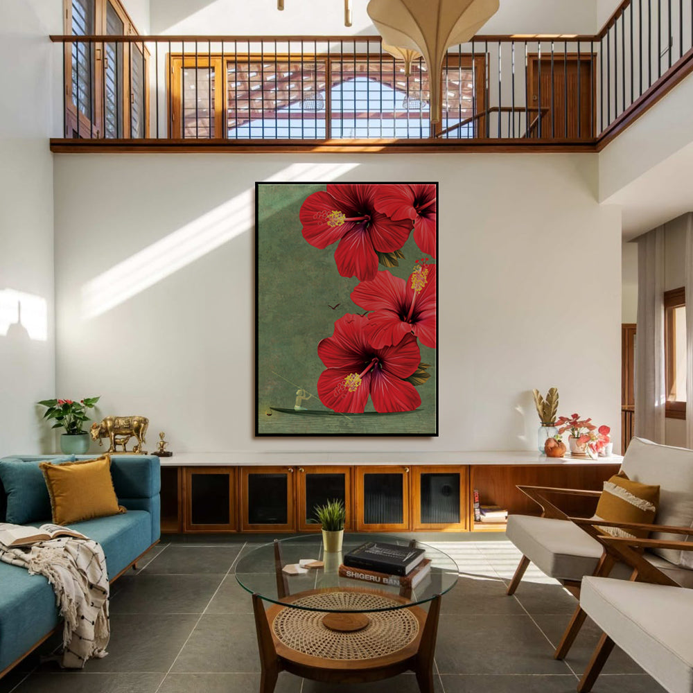 Garden of Scarlet Blooms