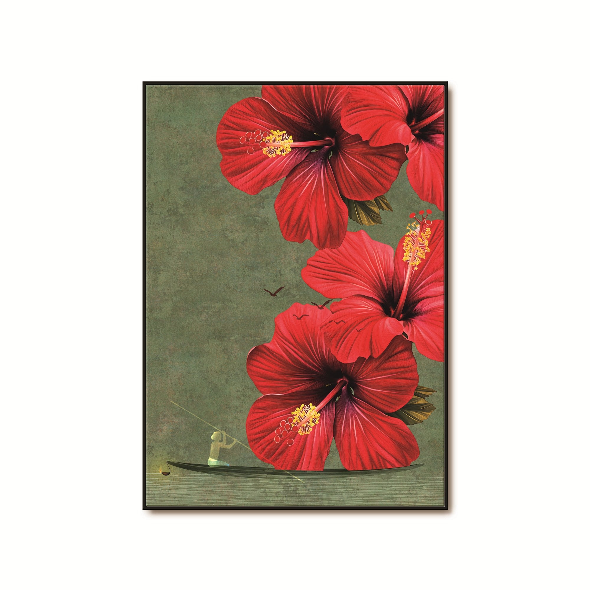 Garden of Scarlet Blooms